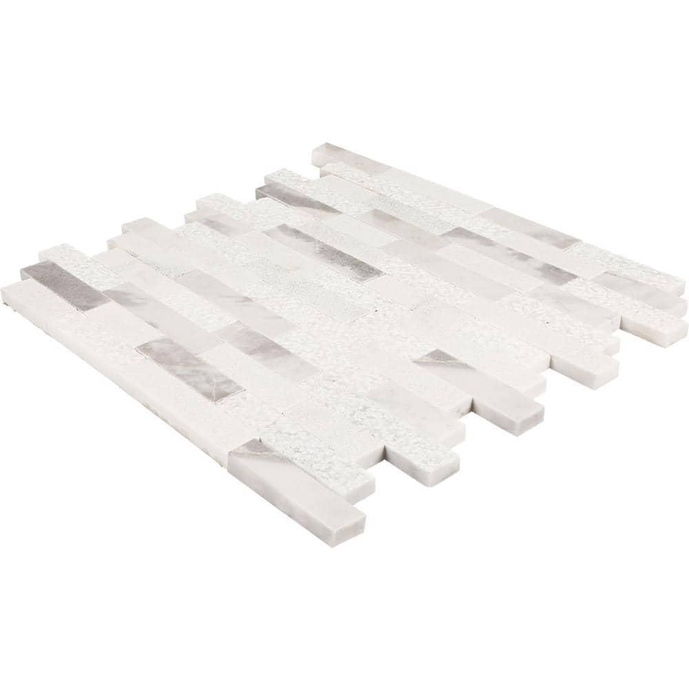 Minute Mosaix Marble Linear Mosaic Wall Tile