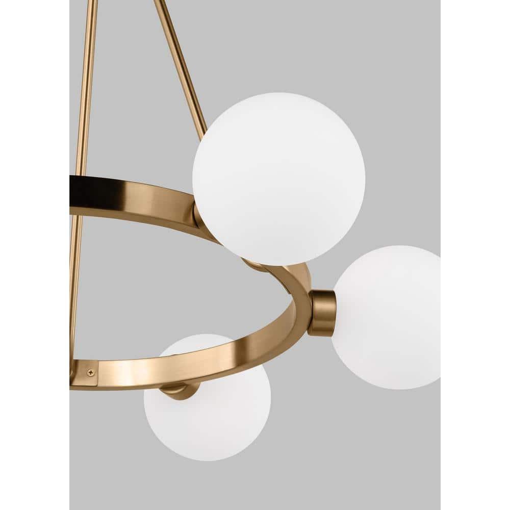 Helen 6 Light Metal Dimmable Chandelier