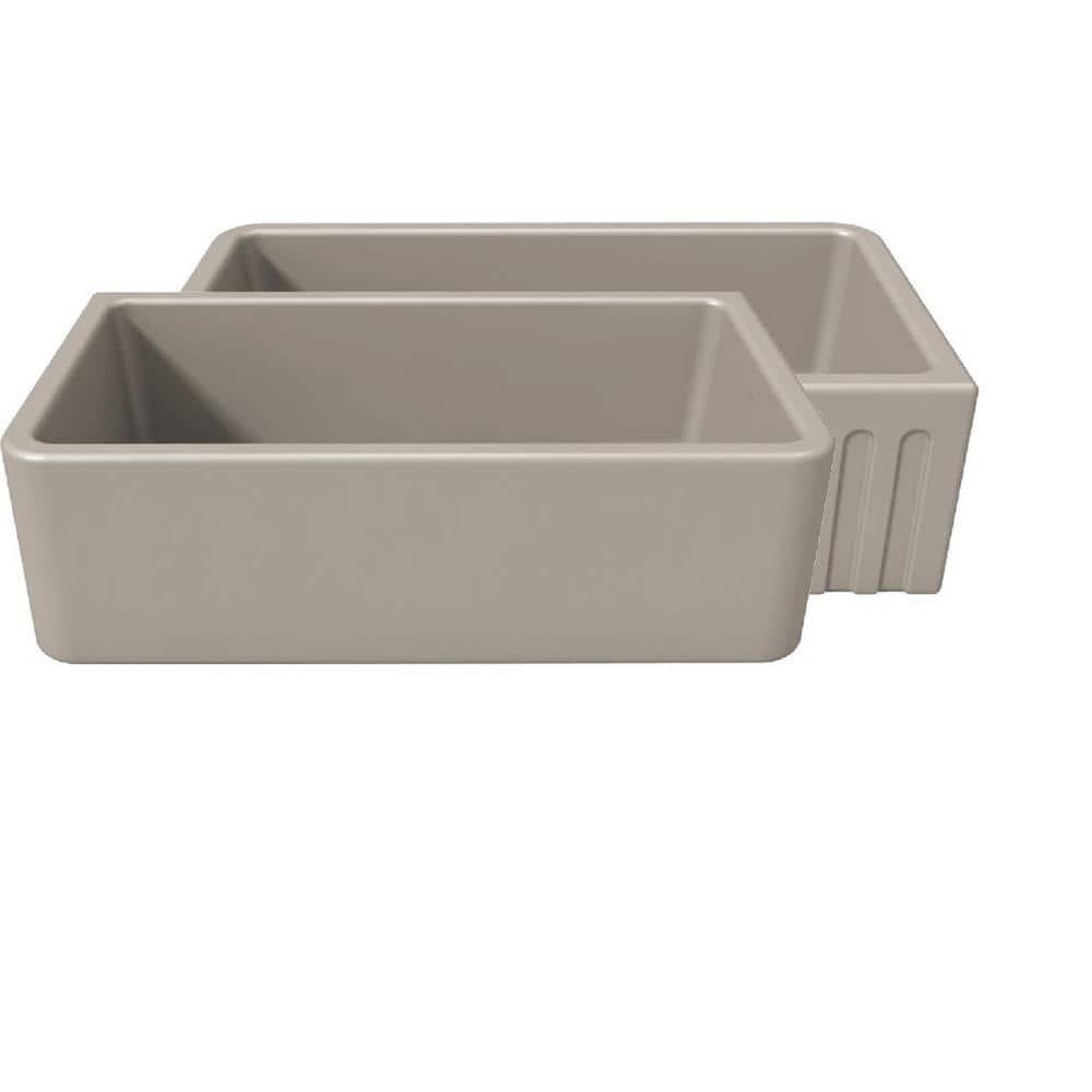 33'' L Farmhouse / Apron Single Bowl Fireclay Kitchen Sink