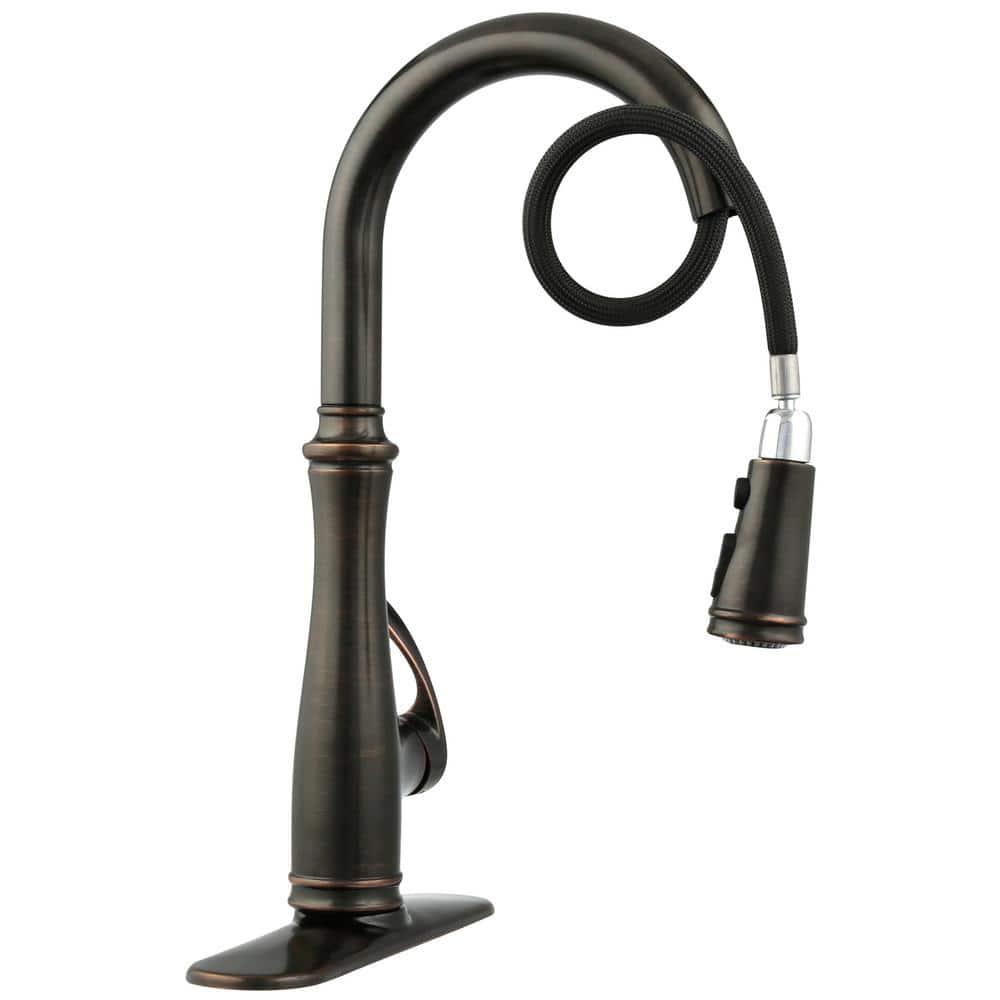 Bellera™ Pull Down Single Handle Kitchen Faucet with Handle and Supply Lines