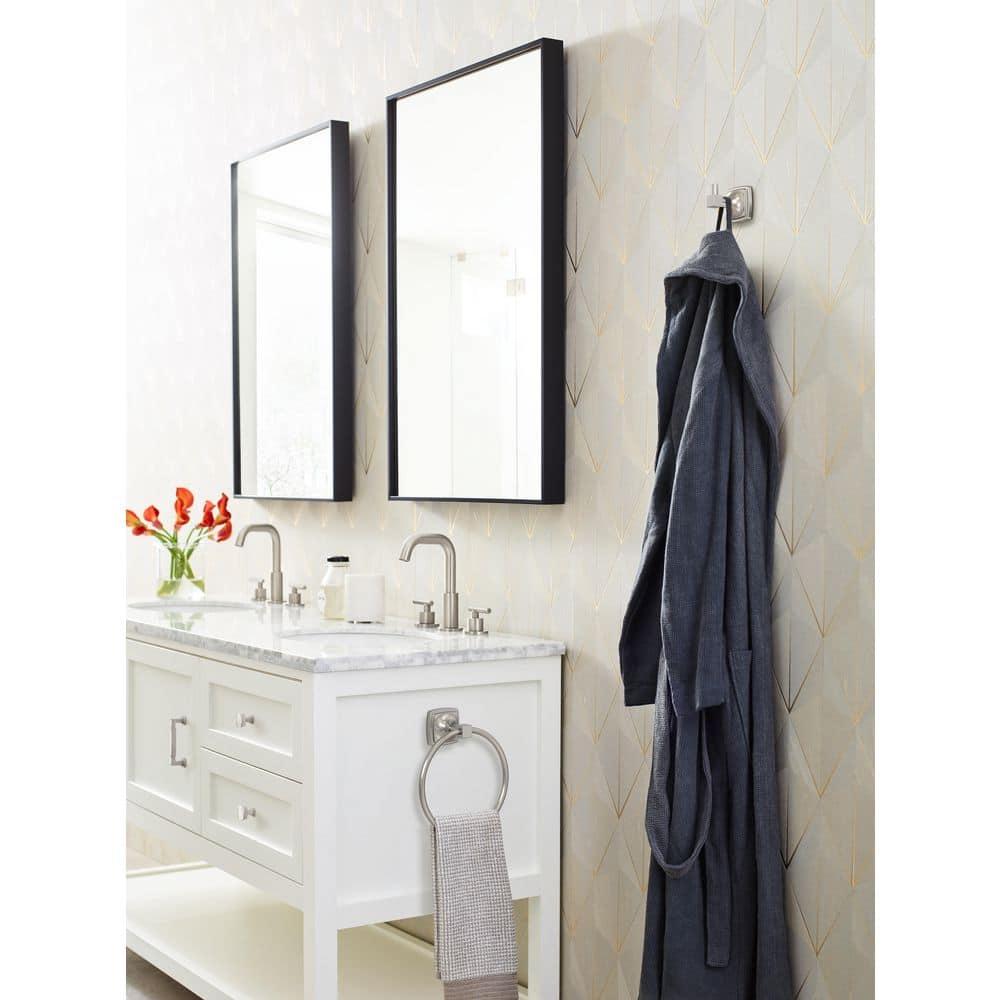 Amerock Stature Brushed Nickel Single Prong Robe Hook