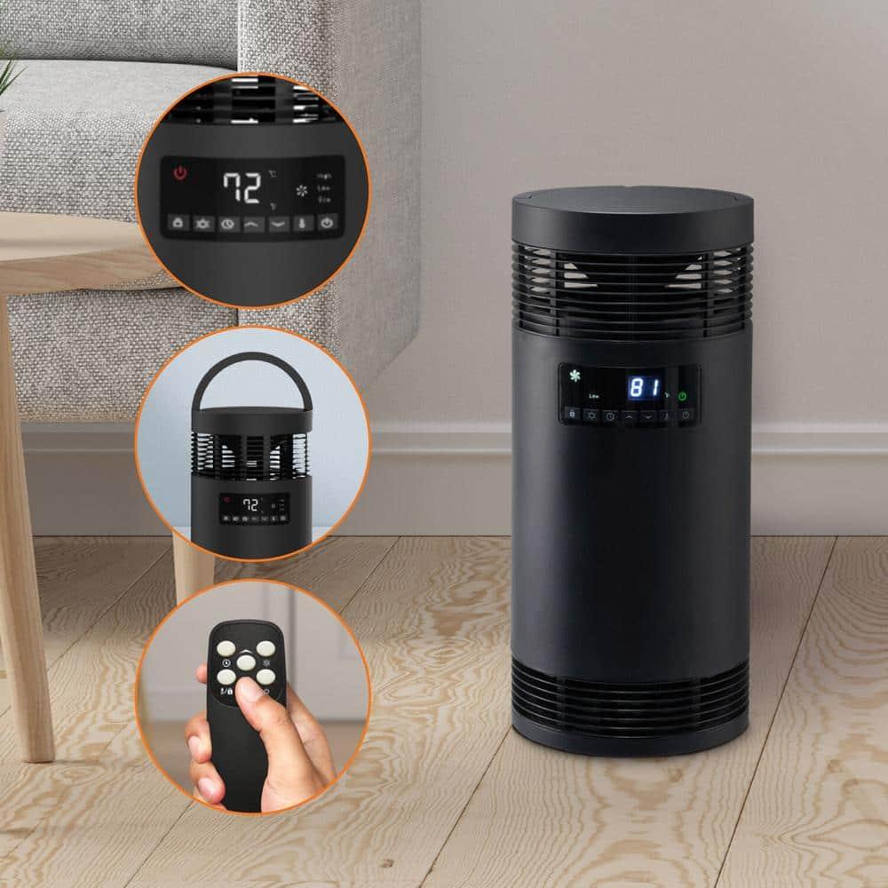 Lifesmart Lifesmart 5000 BTU Electric Tower Space Heater with Adjustable Thermostat , Remote Included
