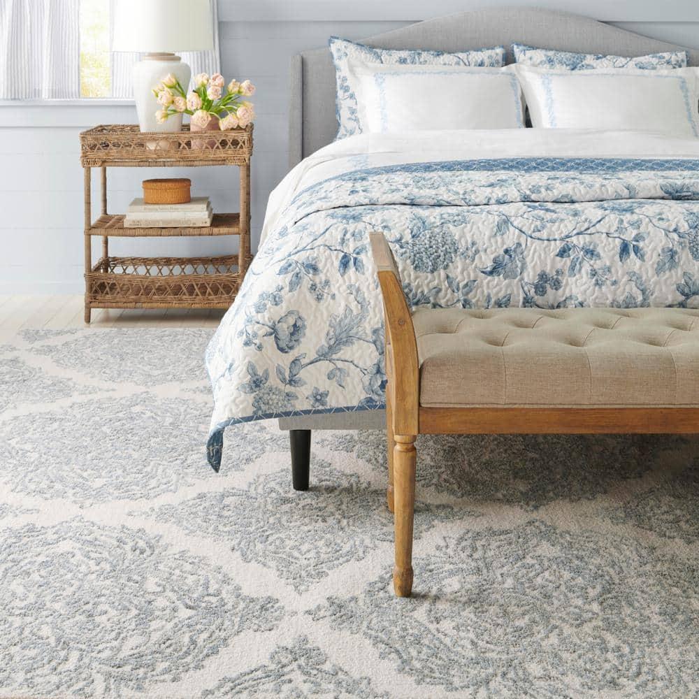 Martha Stewart Rugs Martha Stewart 300 Hand Tufted Wool Damask Rug