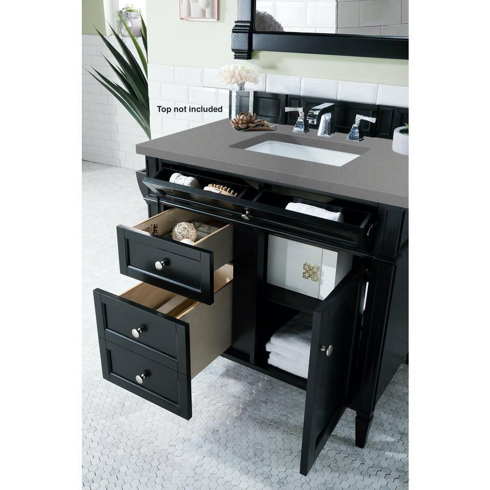 James Martin Vanities 650-V36 Brittany 36" Single Basin Poplar Wood Vanity Cabinet Only -