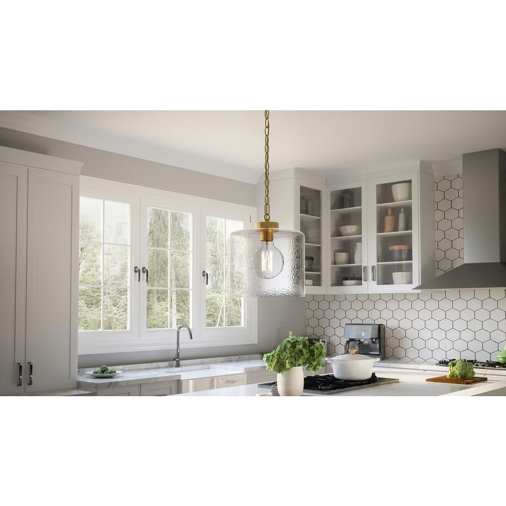 Quoizel Lighting Abner 1 - Light Pendant in  Aged Brass