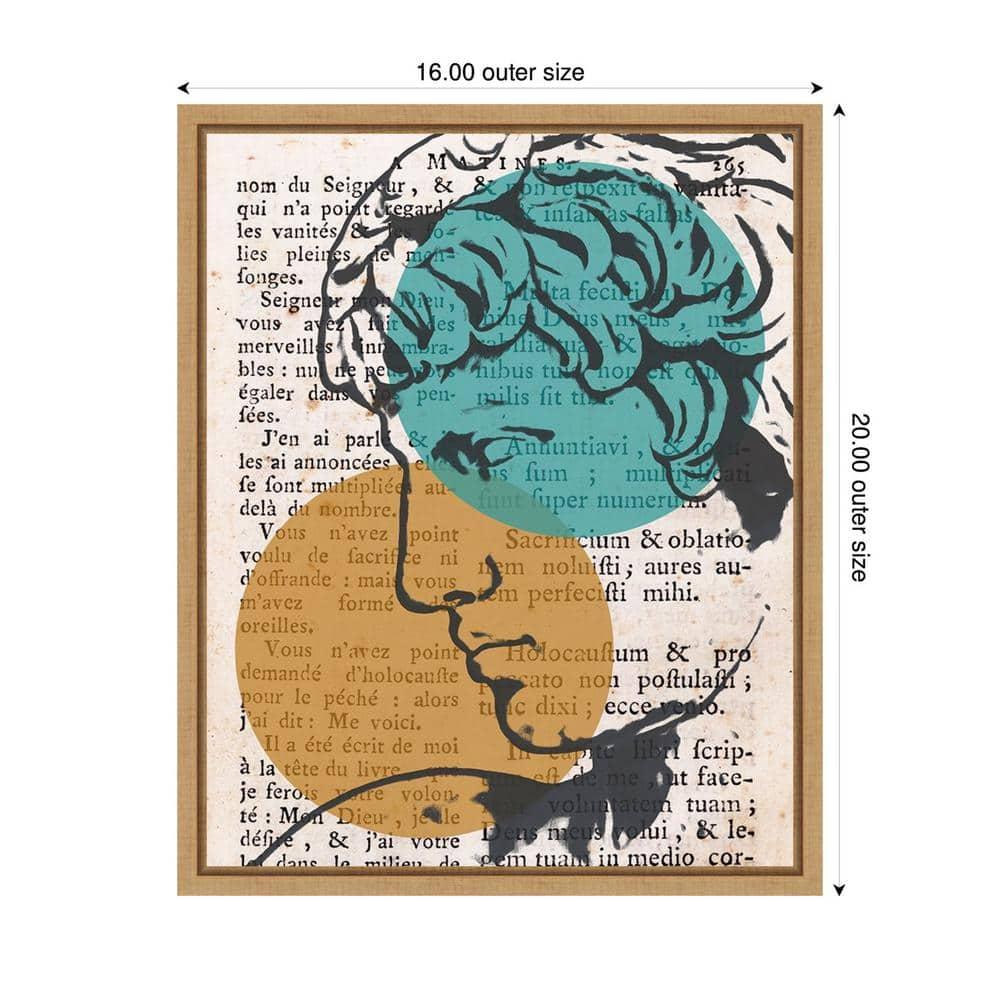 Amanti Art 16"x20" Studio Classico II by Alonzo Saunders Framed Canvas Wall Art Print