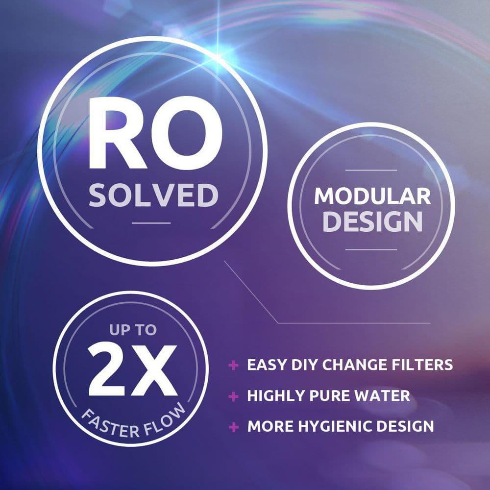 Home Master TMAFC-ERP Artesian Full Contact Reverse Osmosis System, 7-Stages, Patented 2-Pass Alkaline Remineralization, Fast 4.5s Fill Rate, 1:1 Waste Ratio, 8.5” Catalytic Carbon, 5-Yr Limited Parts