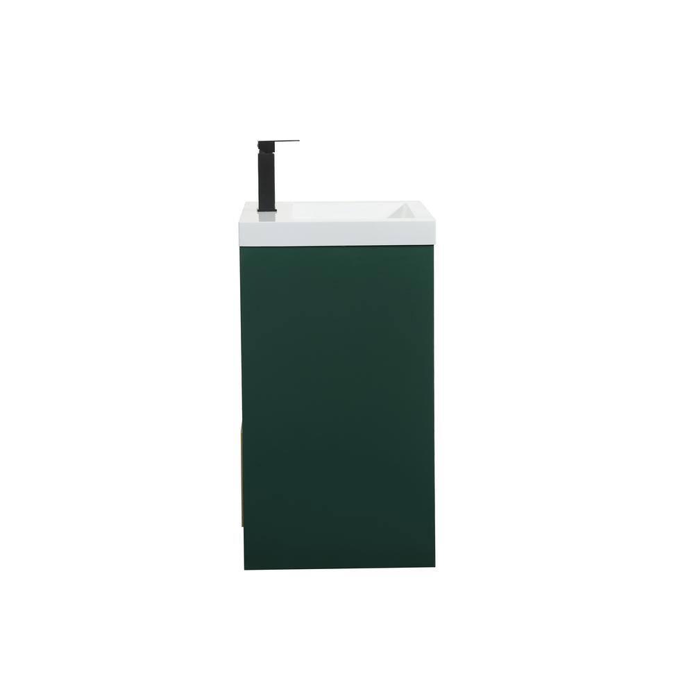 Wade Logan® Roman 24'' Single Bathroom Vanity with Engineered Marble Top