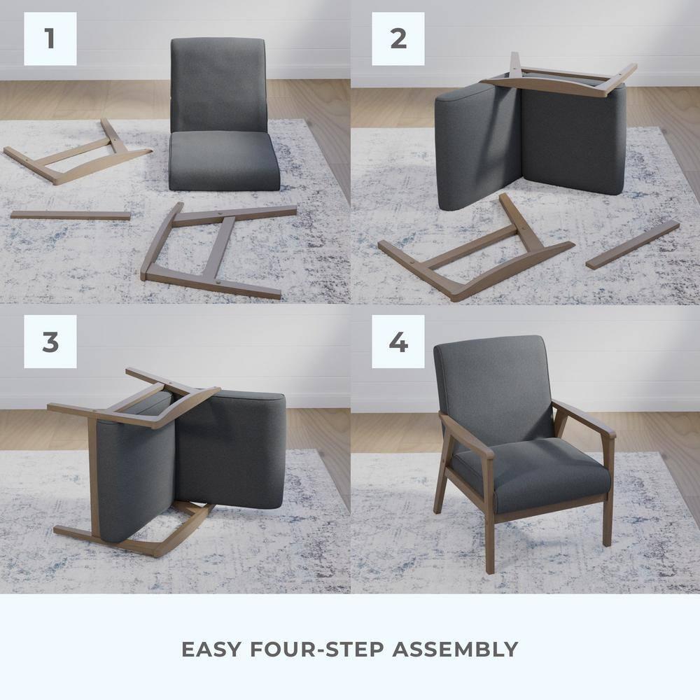 Lara Exposed Arm Accent Chair - Brookside Home