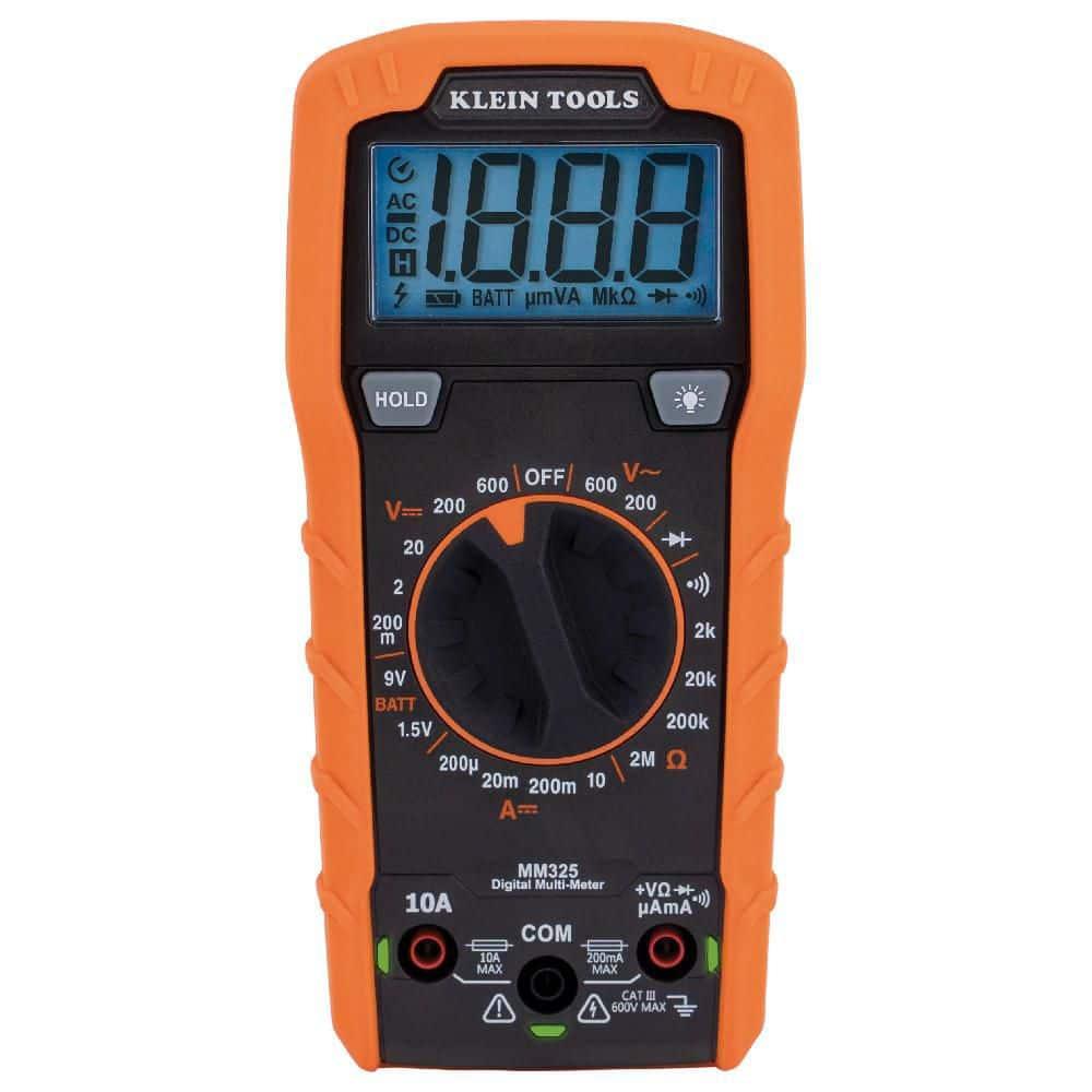 Klein Tools MM325 600V Manual-Ranging Digital Multimeter