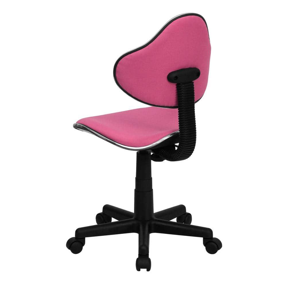 Flash Furniture Whitney Pink Fabric Swivel Ergonomic Task Office Chair