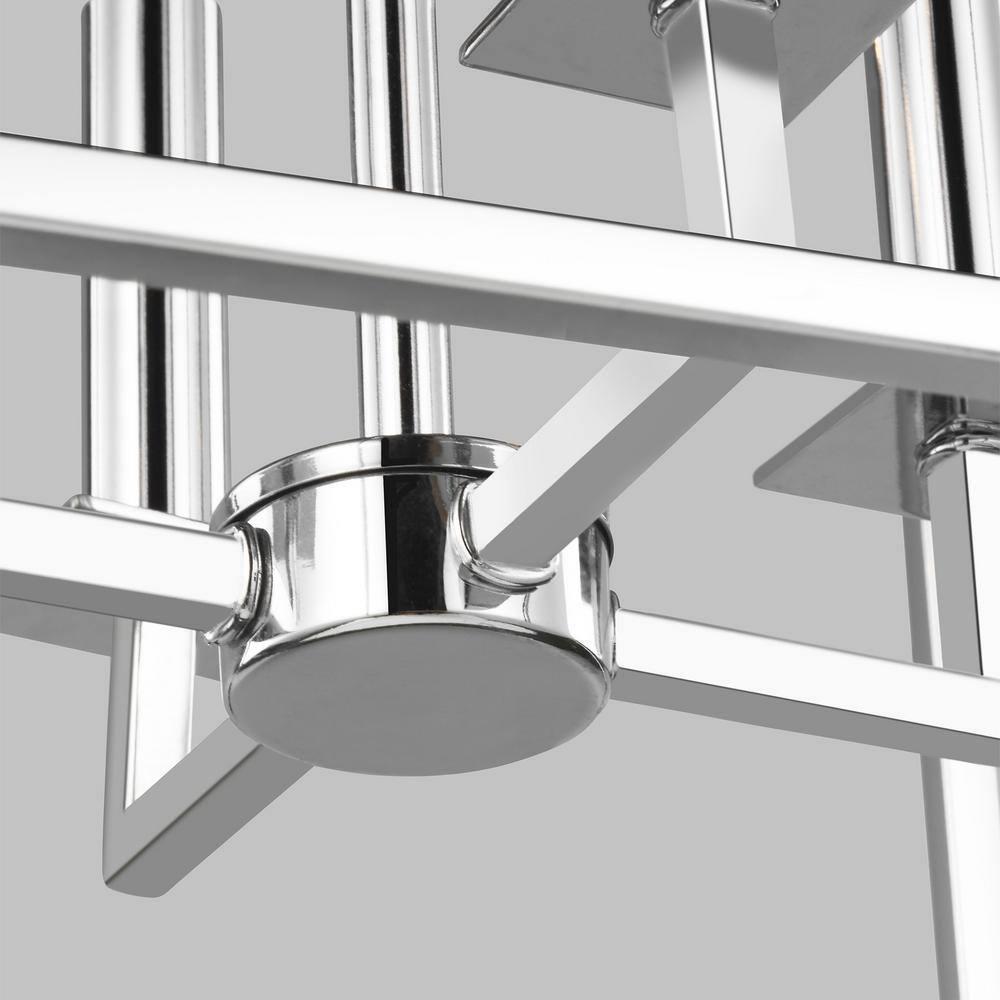 Lucius Pendant Light - Polished Nickel / 12.25"W