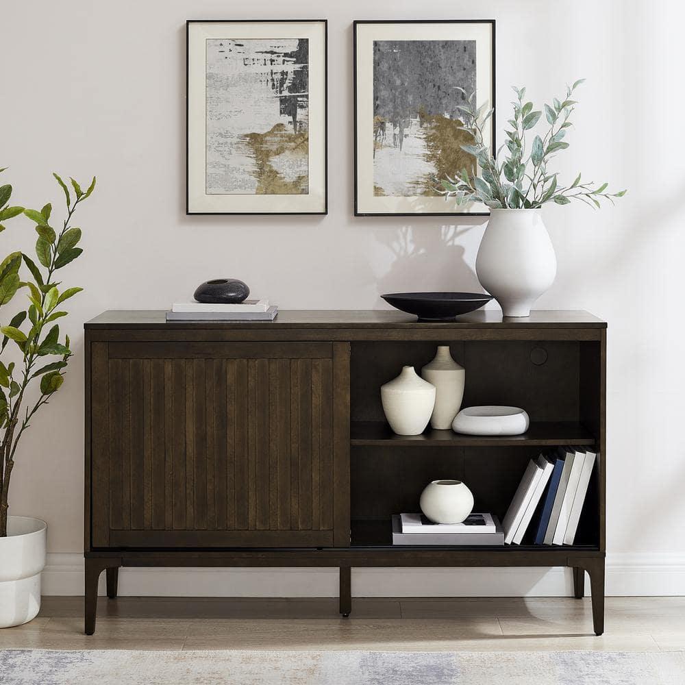 Crosley 54" Asher Sideboard Dark Brown