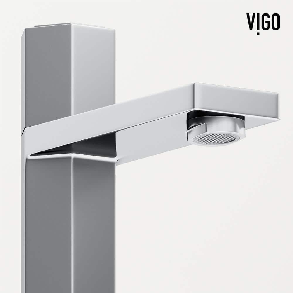 Nova 8" H Single Handle Single Hole Bathroom Faucet