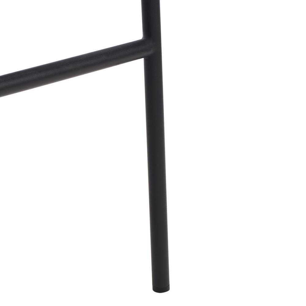 Olenna Woven Counter Stool - BST3011 - White/Black - Safavieh