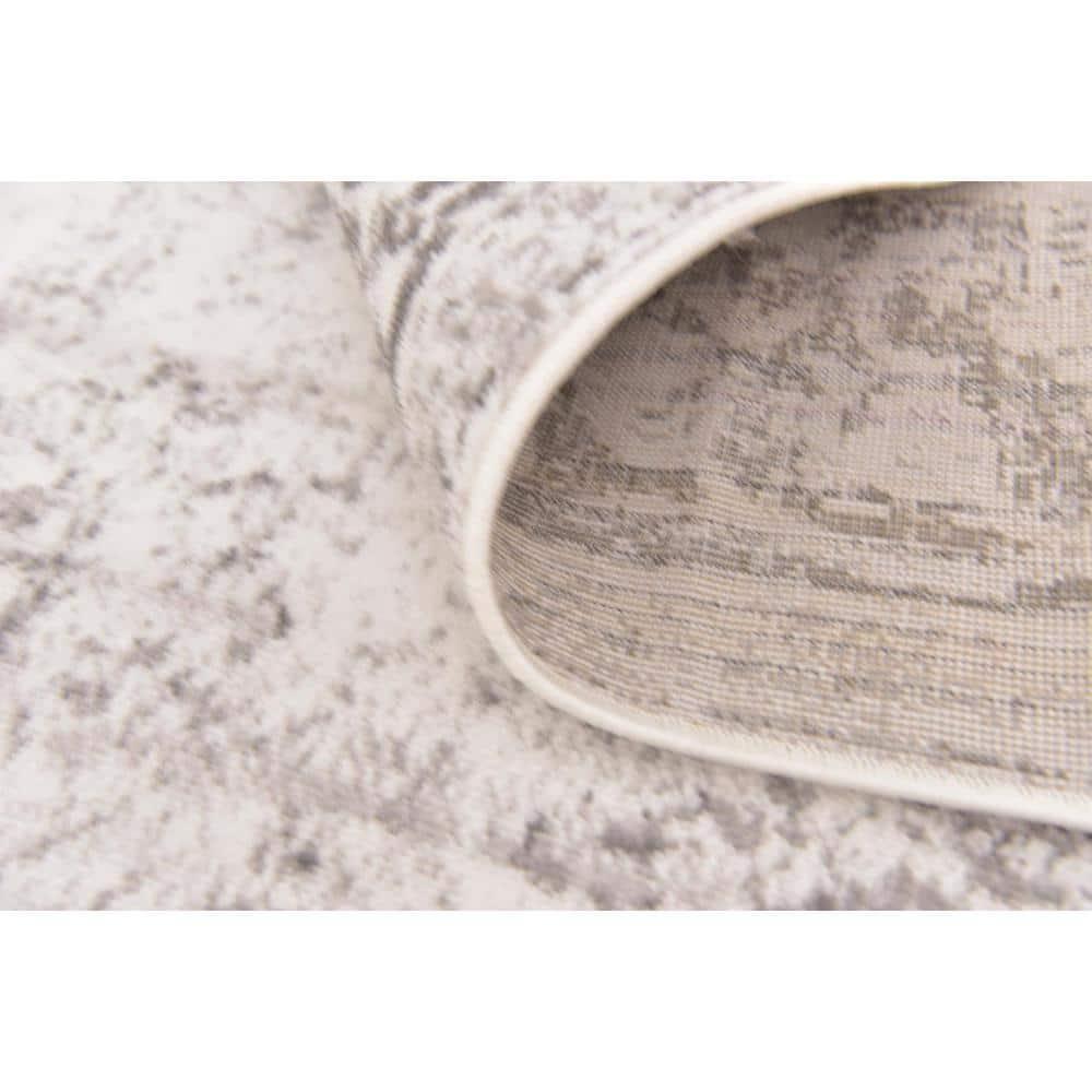 Unique Loom 8' 0 x 8' 0 Sofia Casino Gray Area Rug