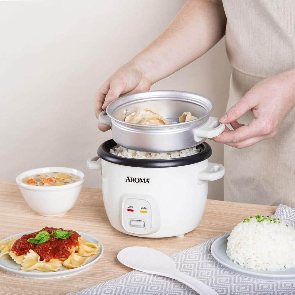 Aroma AROMA Mini Rice Cooker, 2-Cup (Uncooked) / 4-Cup (Cooked), 1.5 Qt