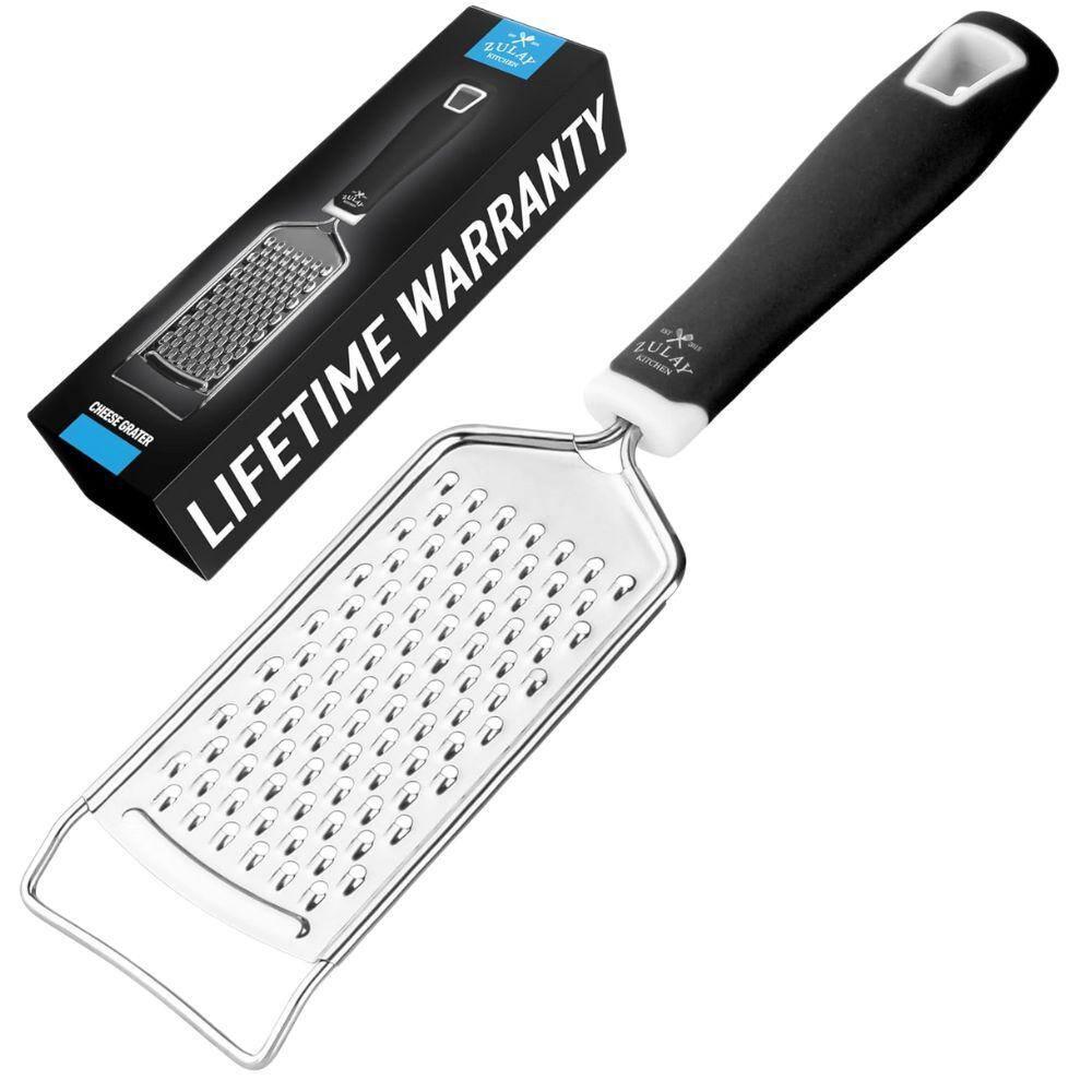 Zulay Kitchen Zulay Kitchen Professional Stainless Steel Flat Handheld Cheese Grater