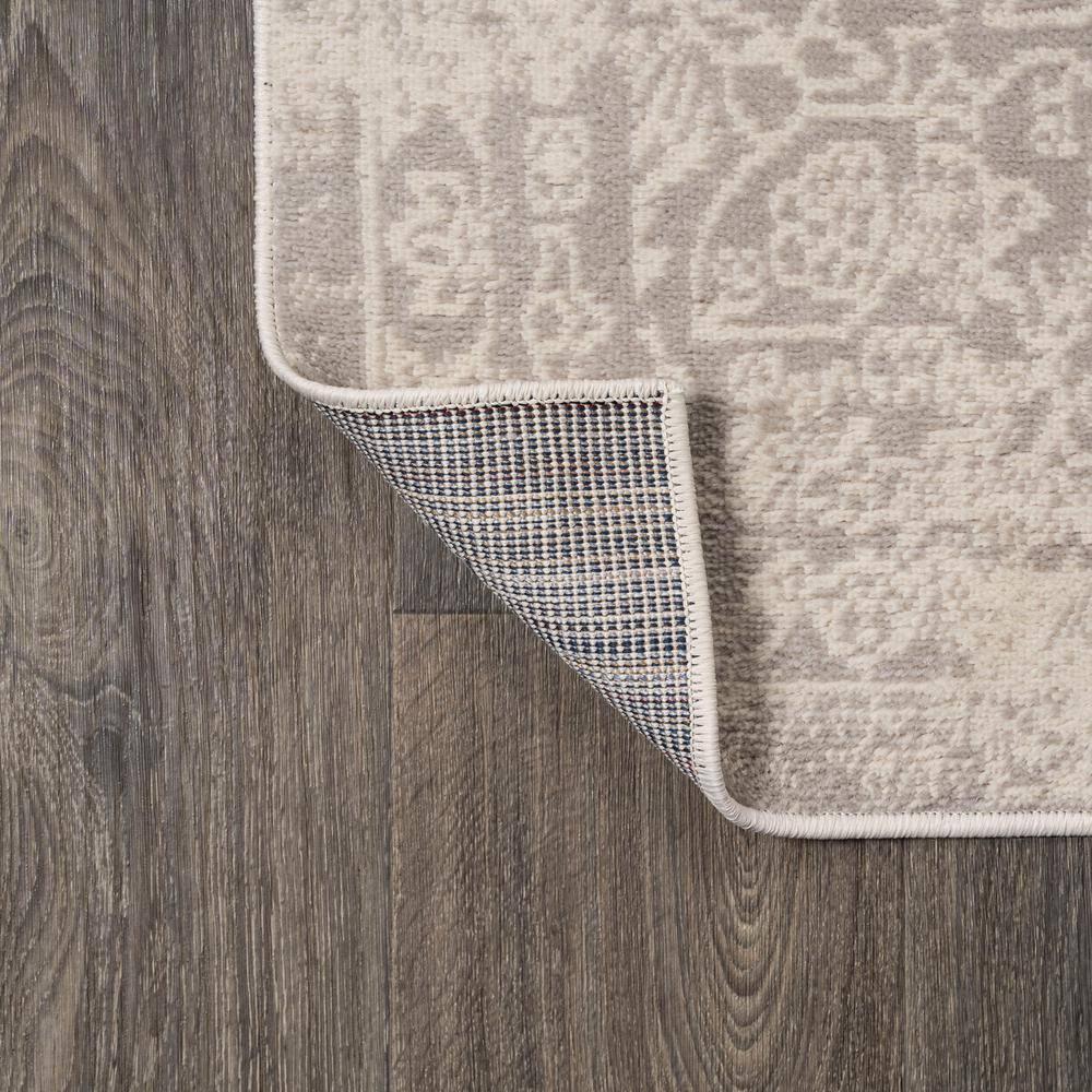 8'x10' Alhambra Ornate Medallion Modern Area Rug, Ivory - JONATHAN Y