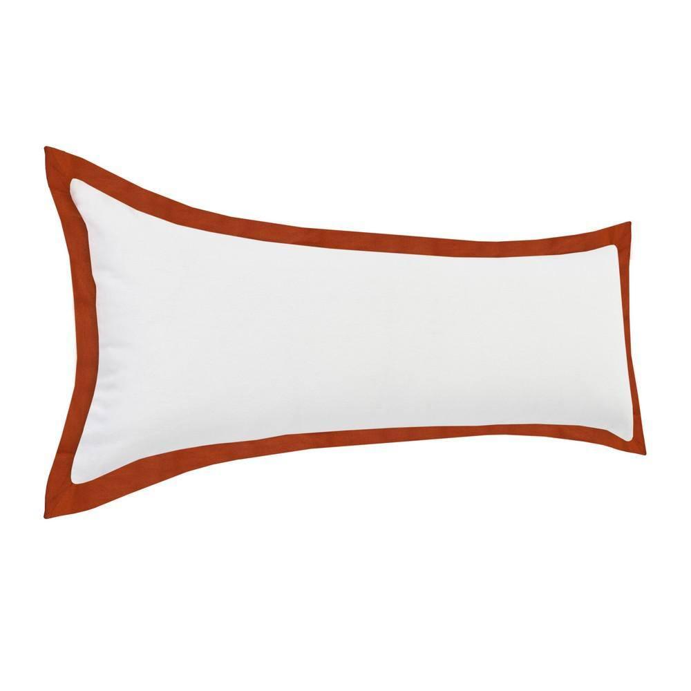 ZeaZu 14" X 36" 100% Cotton Geometric Zippered Pillow