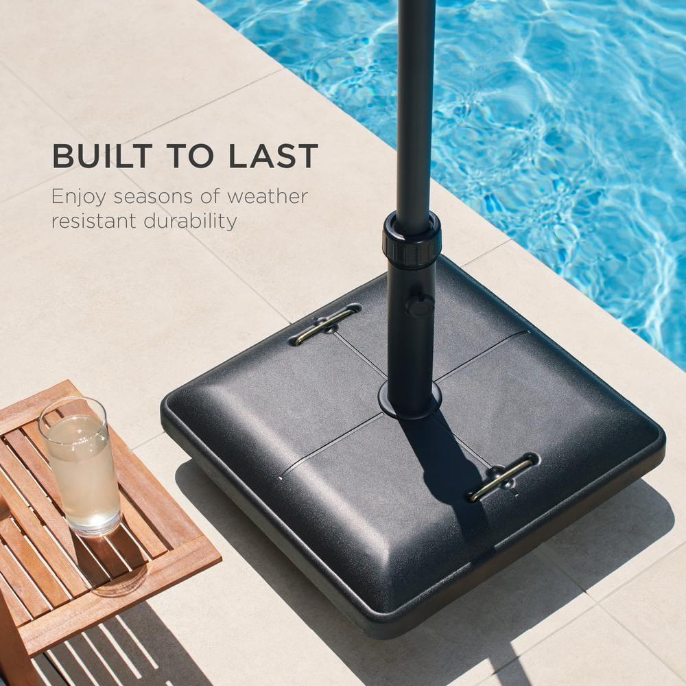 Arlmont & Co. Ristin 81 lb. Heavy Duty Concrete Rolling Patio Umbrella Base Stand with Locking Wheels
