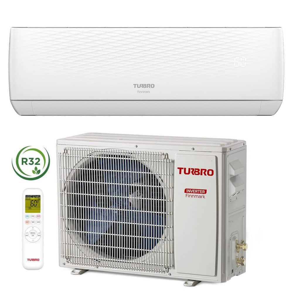TURBRO 12000 BTU Wi-Fi Connected Ductless Mini Split Air Conditioner, up to 750 Sq Ft