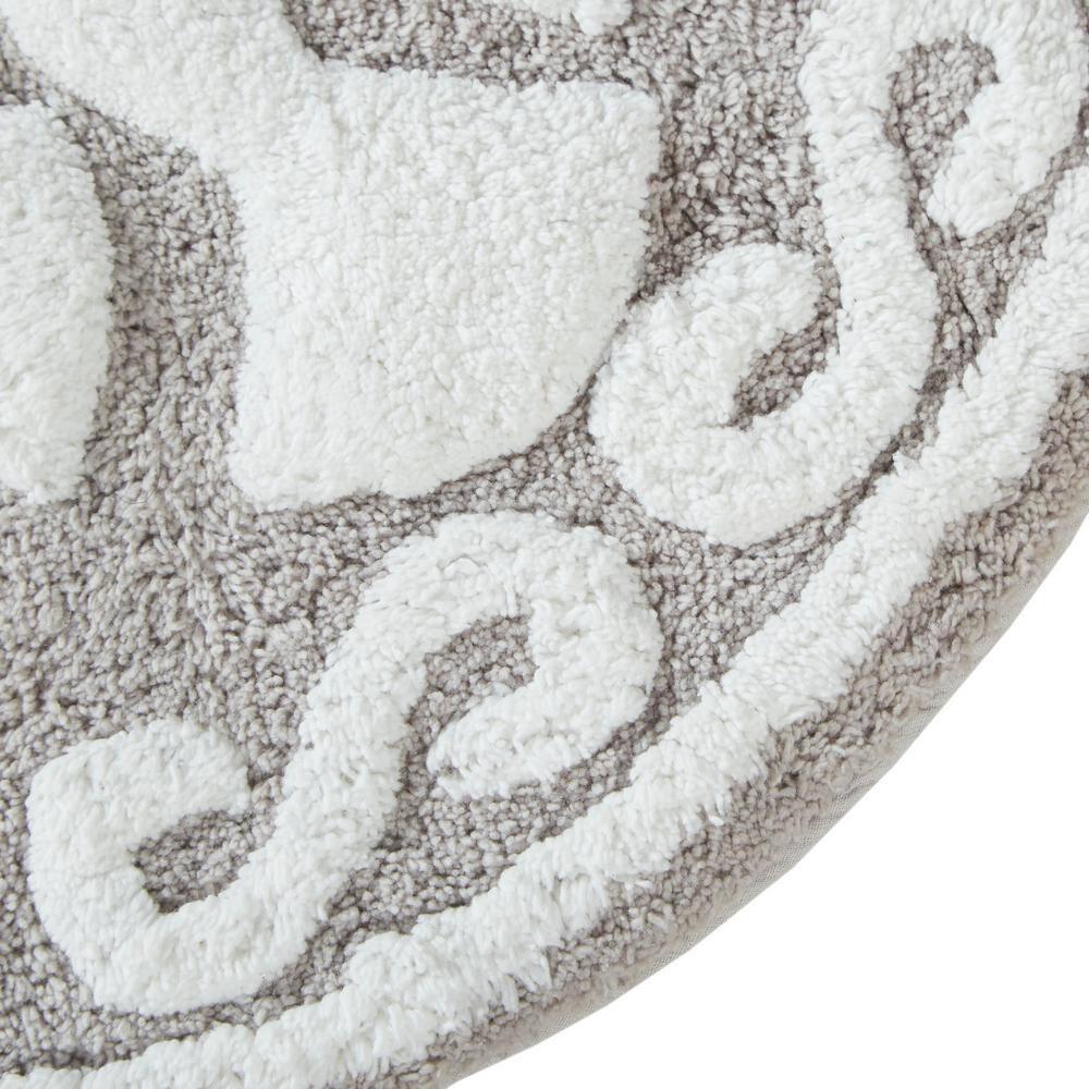 Madison Park Casablanca Medallion Cotton Tufted Bath Rug