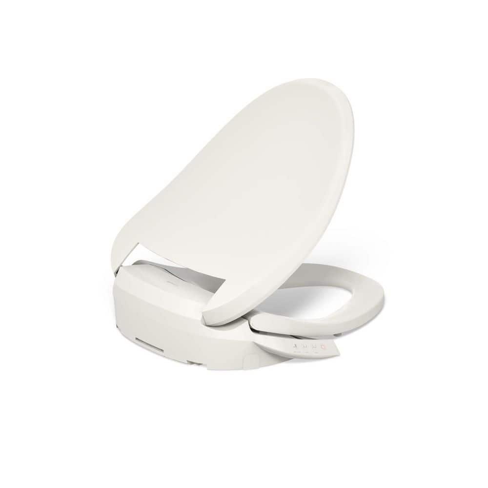 PureWash E545 Elongated Heated Bidet Toilet Seat, Electric Bidets for Existing Toilets