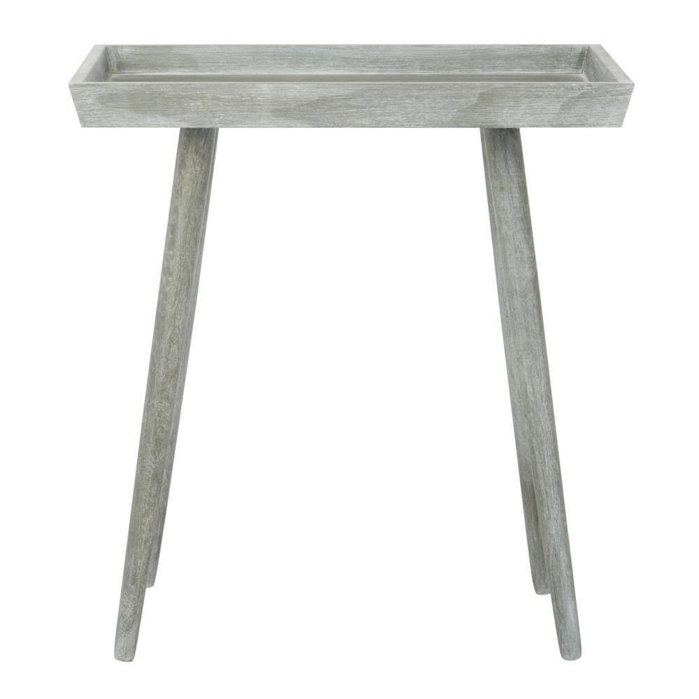Nonie Tray Accent Table - SlateGrey - Safavieh.
