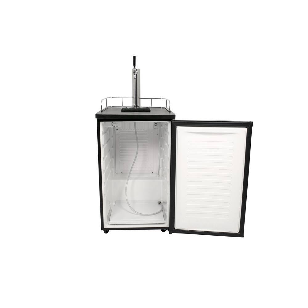 EdgeStar EdgeStar 4.9 Cubic Feet Single Tap Freestanding Kegerator with Adjustable Temperature