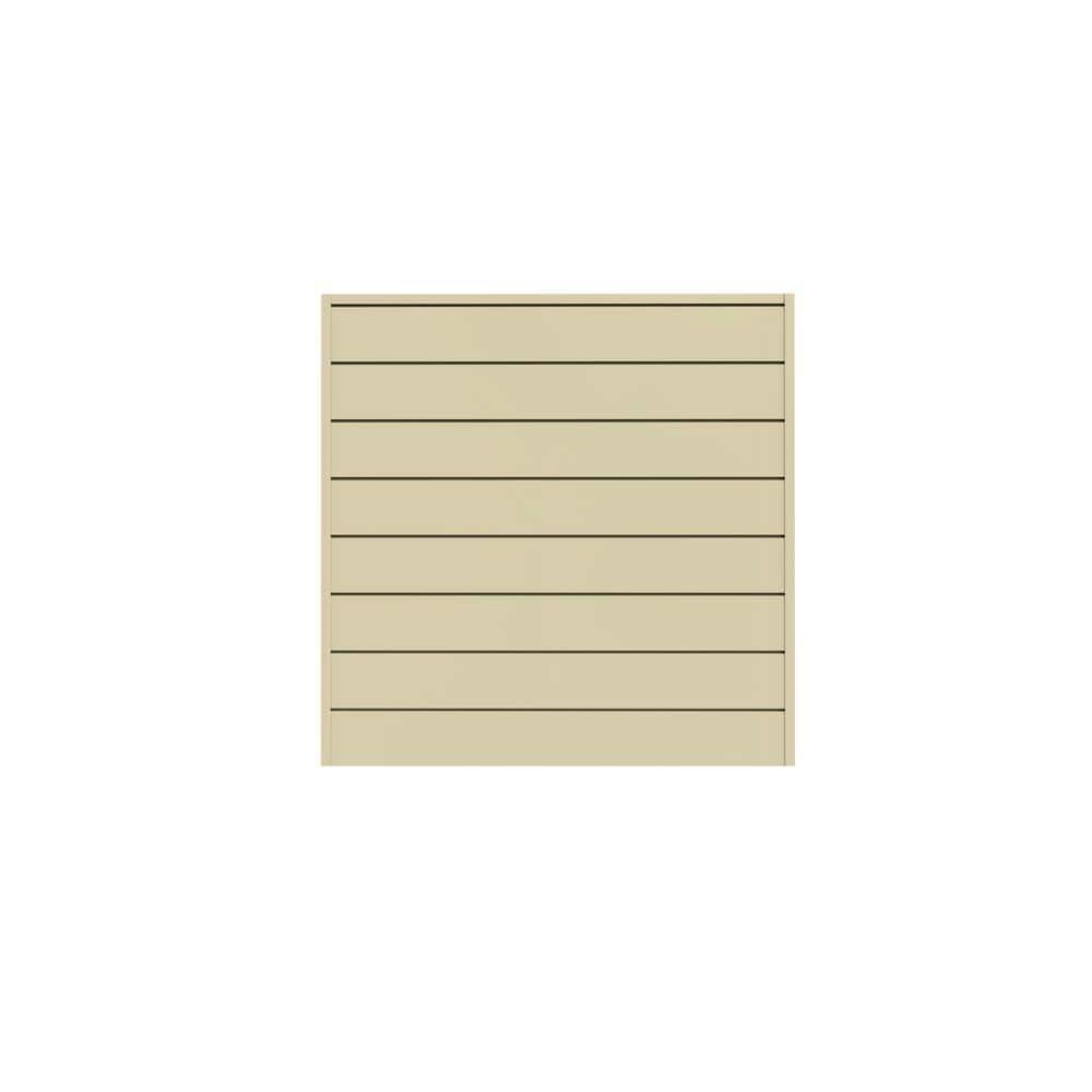 CrownWall PVC Slat Wall Panels Garage Wall and Home Organizer Storage System  | 4ft by 4ft (Set of 8)