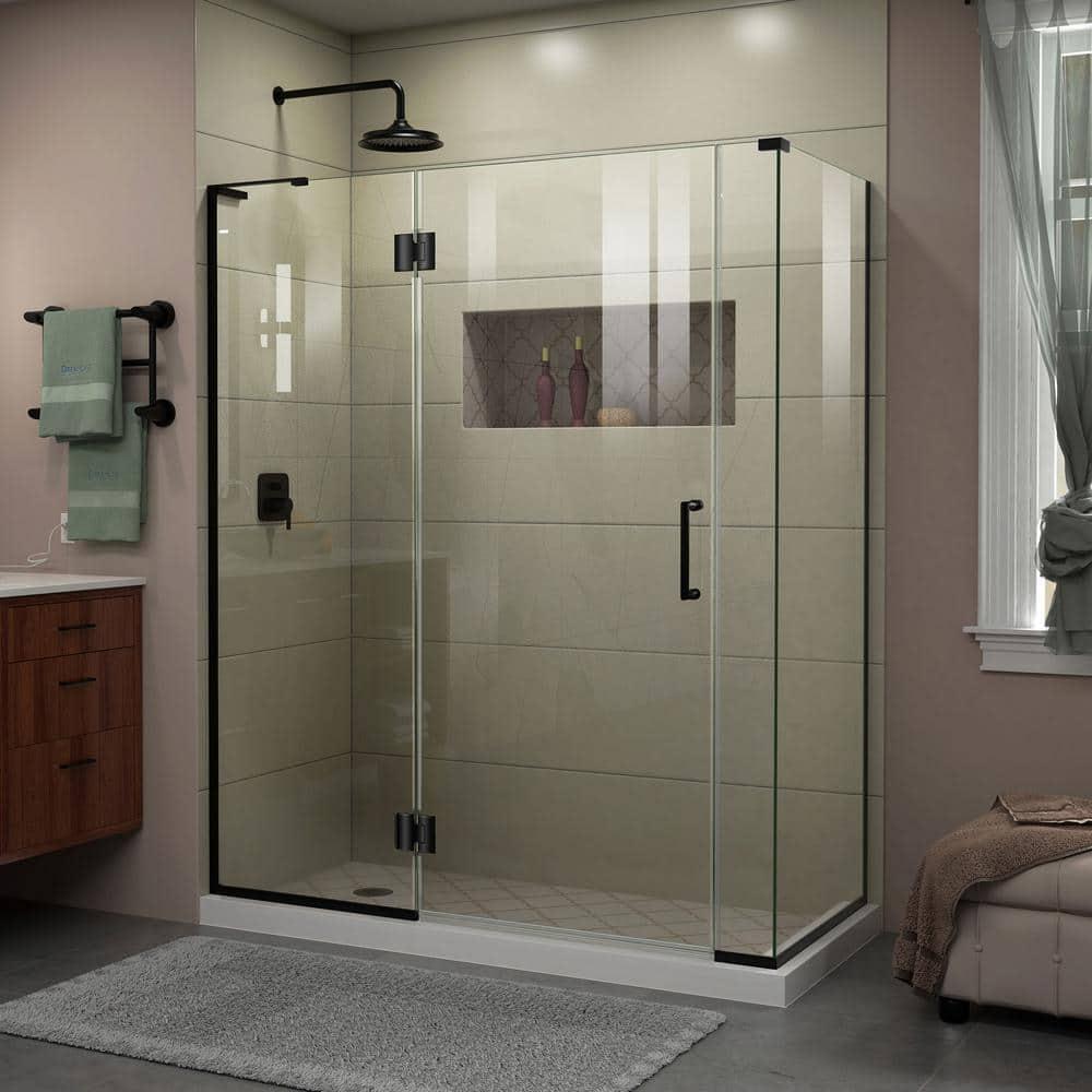 DreamLine Unidoor-X 57.5" W x 34.38" D x 72" H Frameless Rectangle Shower Enclosure E32706534L-09