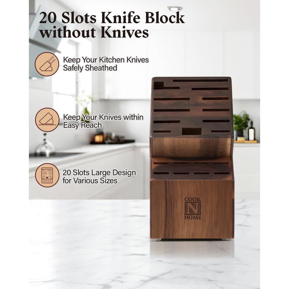 Cook N Home Cook N Home Knife Storage Block Without Knives