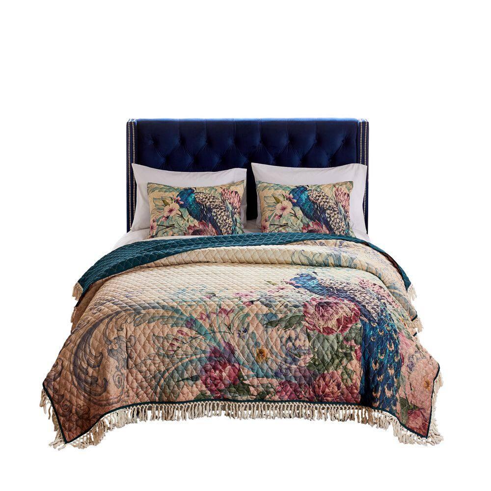Barefoot Bungalow Eden Peacock Boho Vintage Quilt Set & Reviews | Wayfair