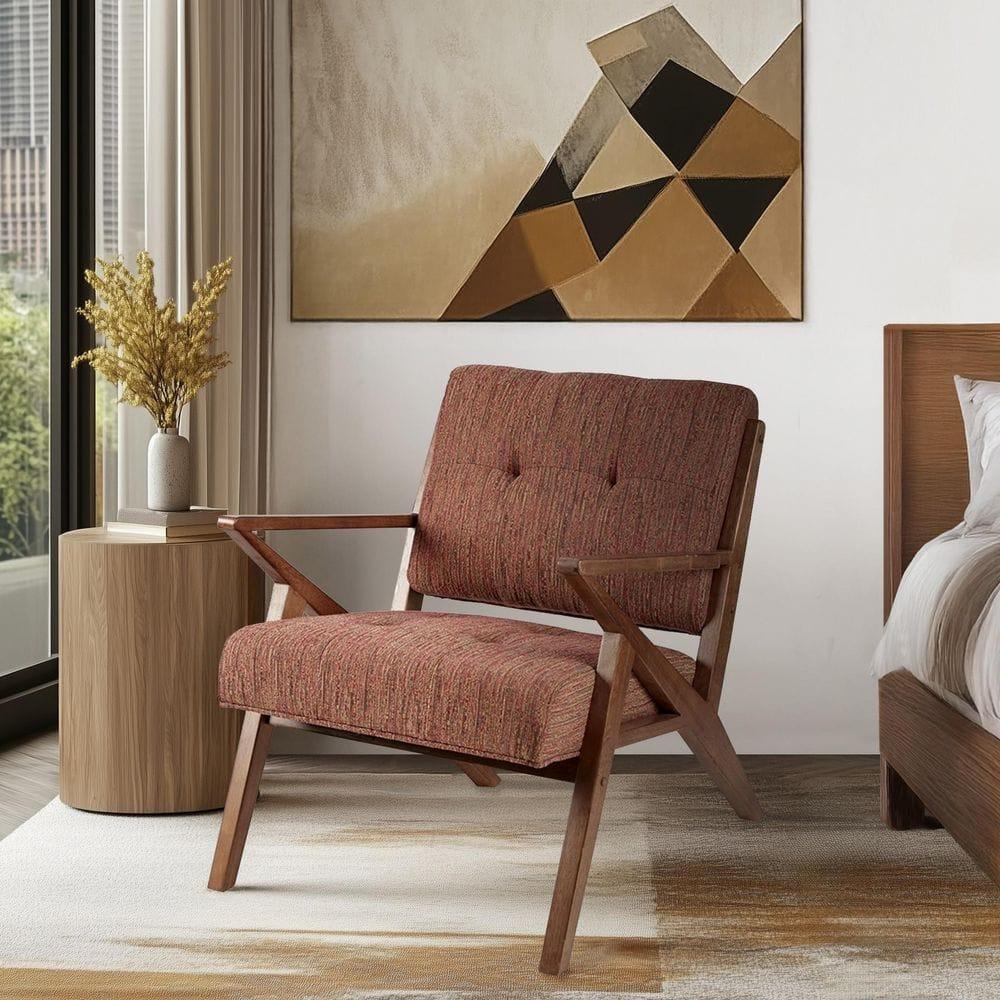 Desi Retro Button Tufted Armchair