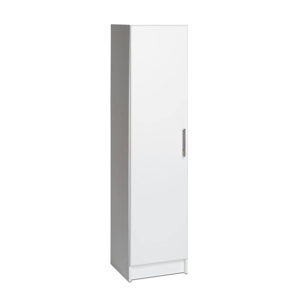 112" Elite with 9 Storage Cabinet Set White - Prepac: Laminated Composite Wood, Adjustable Shelves