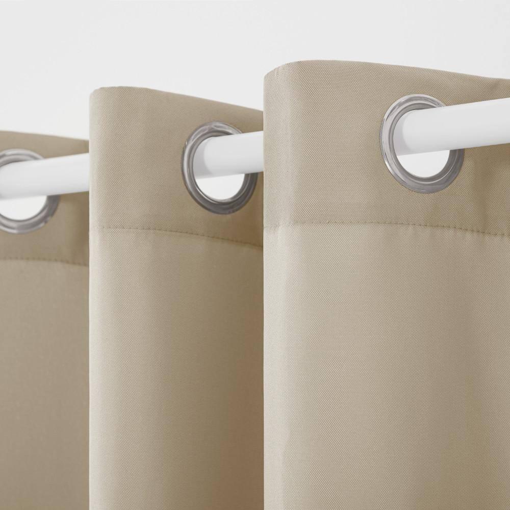 Cabana Solid Heavyweight Indoor Outdoor Curtains