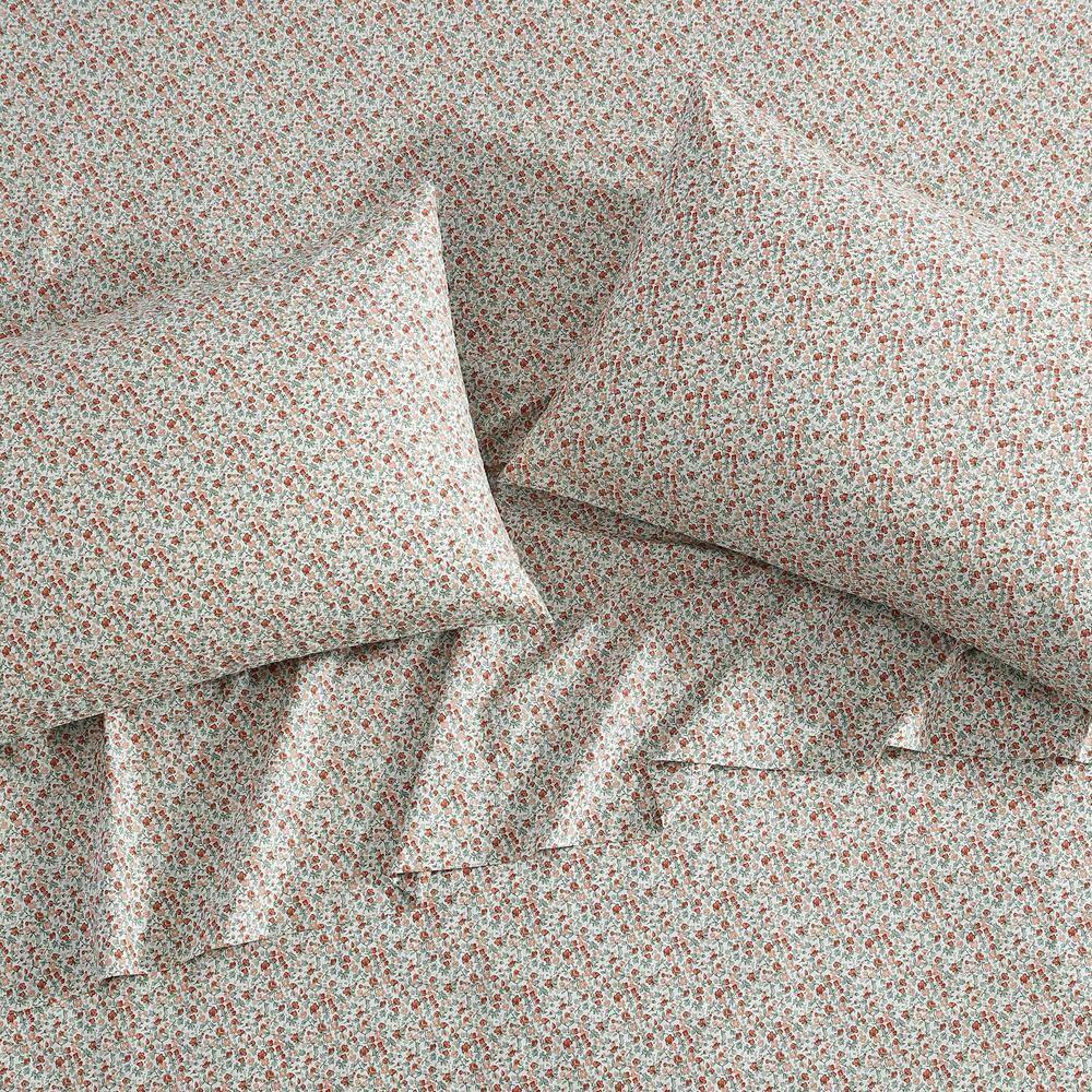 Laura Ashley Laura Ashley Printed Cotton Percale Sheet Set