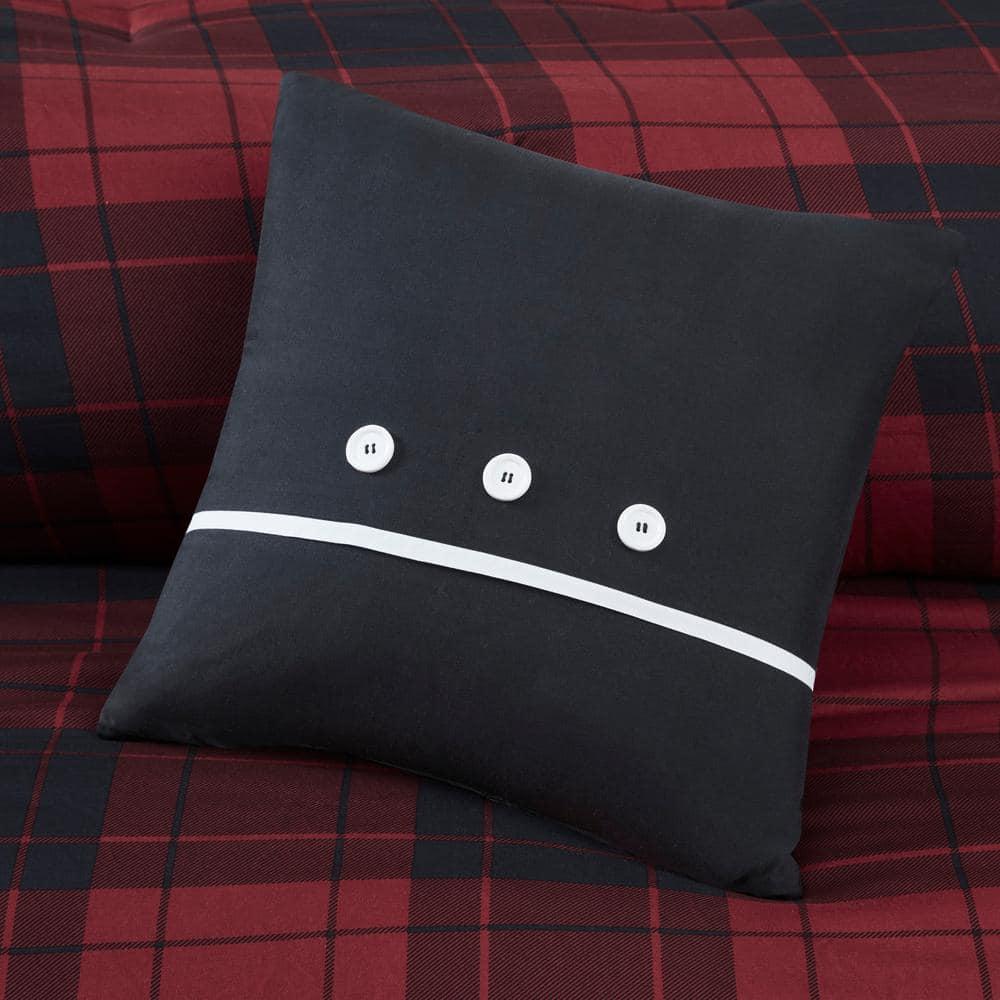 Everest Reversible Plaid Comforter Set with Bed Sheets