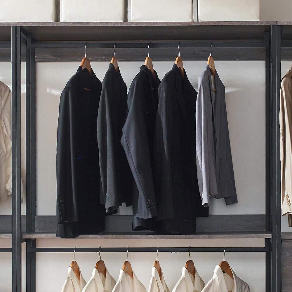 Monica Wood Walk-in Closet System 00063
