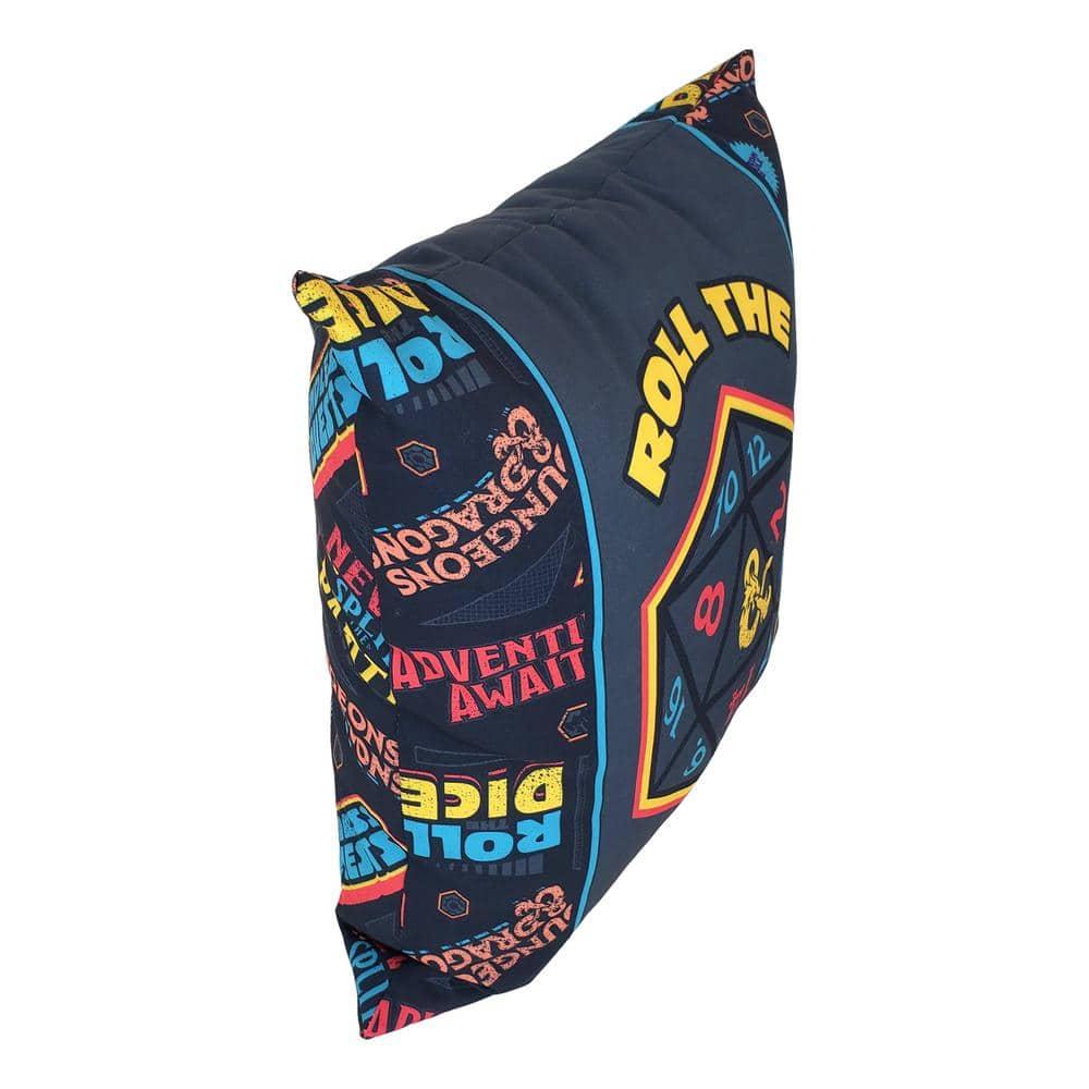 Northwest Dungeons & Dragons Pillow, 18" x 18", Roll The Dice