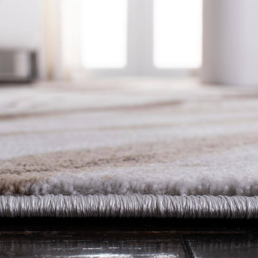 Craft CFT819 Loomed Indoor Area Rug - Gold/Grey - 4'x4' Round - Safavieh