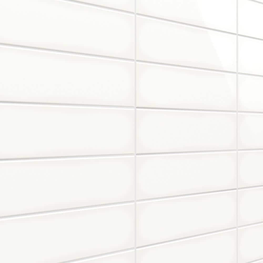 Remington 3.93 in. x 11.81 in. Polished Porcelain Subway Wall Tile (13.55 Sq. Ft. / Case)