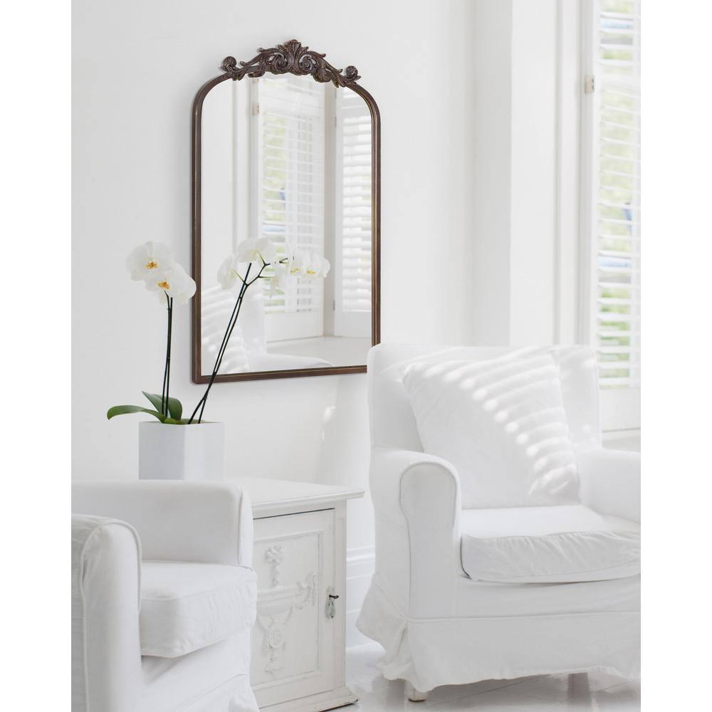 Fleur De Lis Living Anglo Metal Flat Mirror