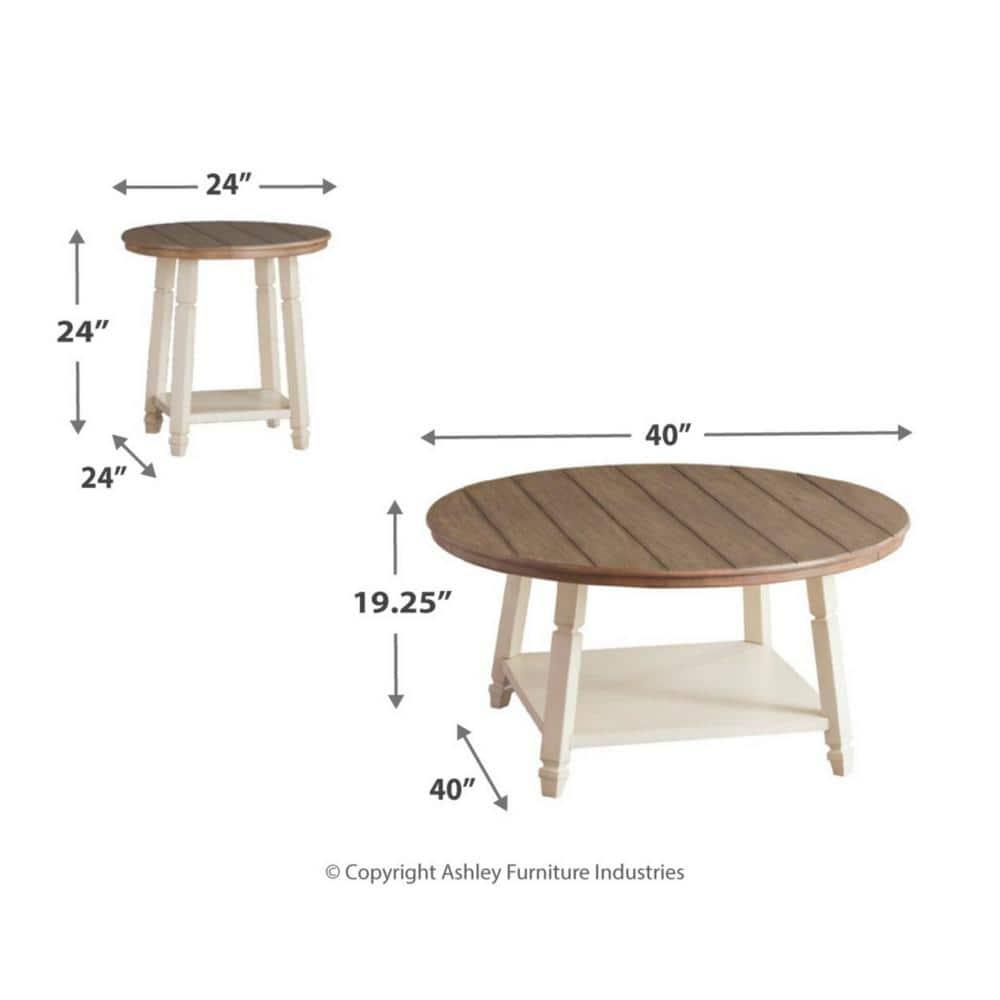 August Grove® Hackett 3 - Piece Living Room Table Set
