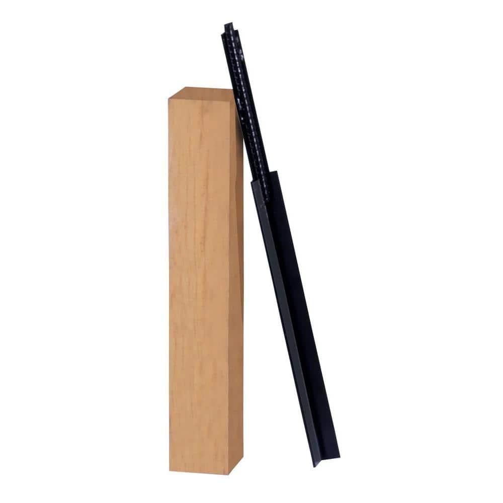 Architectural Mailboxes 4x4 Mailbox Post, No Dig Anchor Kit Insert in Pine Wood