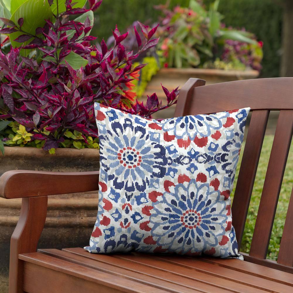 ARDEN Ruby Outdoor Square Pillow Cover & Insert