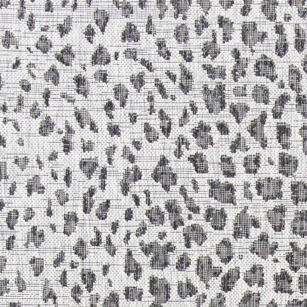 Courtyard CY8505 Power Loomed Indoor/Outdoor Area Rug - Grey/Black - 8'9"x11'9" - Safavieh.