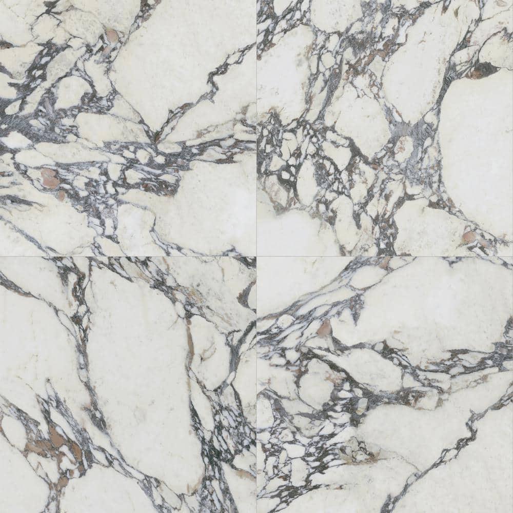 Bond Tile Signature 47.24 In. X 47.24 In. Marble Look Satin Porcelain Floor And Wall Tile (30.98 Sq. Ft. / Case)