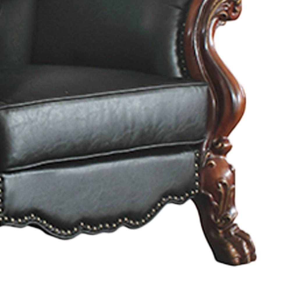 Dresden Faux Leather Armchair